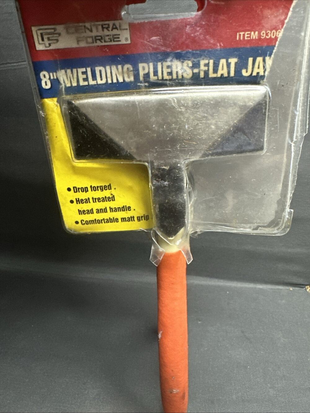 8" GRIP WELDING PLIERS FLAT 3-1/4" JAW SHEET METAL BRAKE BENDER FOLDING
